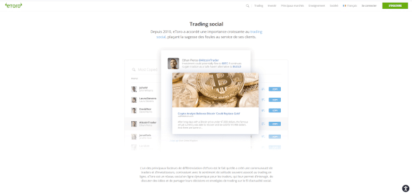 Trading social eToro