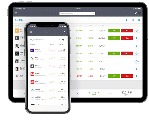 Application mobile eToro